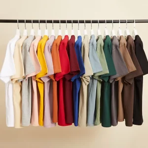 100% Cotton 220g Tshirt Manufacturers for Customs Clothes Tshirt Heavyweight Man Clothes T Shirts