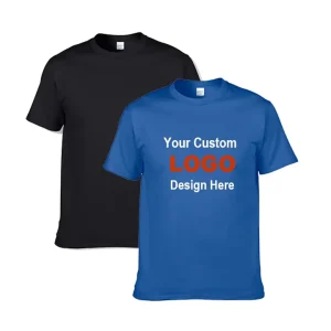100% Cotton Blank Men’s T shirts Customizable Heavyweight Oversized Tshirt Printing Custom logo T Shirt