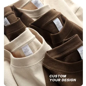 100% Cotton Blank Men’s T shirts Heavyweight Oversized Tshirt Printing Custom T Shirt