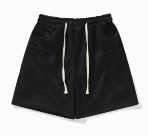 100% Cotton Blank Shorts Drawstring Men Gym Shorts Activewear Breathable Men’s Custom Athletic Gym Workwout Shorts