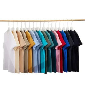 100% Cotton Blank Solid Embroidered Custom Logo Print Men’s T Shirts 230gsm Premium Regular Fit Short Sleeve