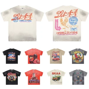 100% Cotton Graphic T Shirt Y2K Oversize Streetwear Tshirt Designer Vintage Men’s T-shirt