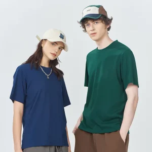 100% Cotton Heavy Weight Tshirt Unisex Custom Print Logo Mock Neck Blank T Shirt Oversize Men’s T-shirt