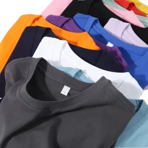 100% Cotton Knitted Oversized Men’s T-Shirts Custom Silk Screen Printed High Quality Plus Size