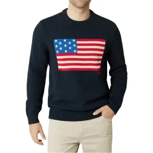 100% Cotton Men Knit Sweater Solid Anti Wrinkle Anti Shrink Winter Long Sleeve Business Casual Pullover