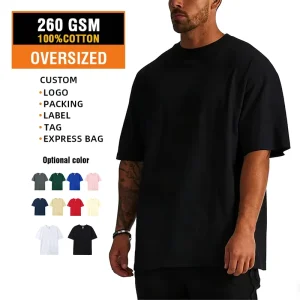 100% Cotton Plus Size Men’s T-Shirts With Logo Custom Logo Printed Plain T-Shirt Custom T-Shirt Printing Blank T-Shirt