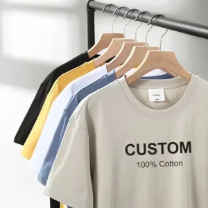 100% Cotton T Shirt Custom Logo Plain Tshirt for Men Plus Size Men’s T shirts Cotton Designer Tshirt Custom Tshirt Cotton