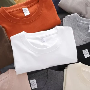 100% Cotton Tshirt Blank Men T Shirt Plain Casual Men’s T-shirts