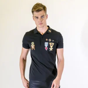 100% Polyester Mens Golf Polo T Shirts Custom Uniform Short Sleeve Polo Shirt With Custom logo Printed Men’s Polo T-shirts