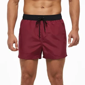 100% Polyester Quick Dry Leopard Casual Men’s Board Shorts Competition Swim Trunks Beachwear Swimwear