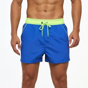 100% Polyester Quick Dry Men’s Board Shorts Competition Swim Trunks for Bikinis & Beachwear Men’s Swimwear
