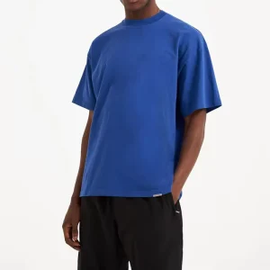 100% Thick Custom Heavyweight Men’s Plus Size Oversized Long Knitted Drop Shoulder Cotton Jersey Round Neck T shirts