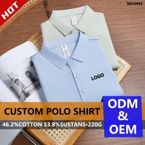 10A Antibacterial Small Collar Fine Stripe Jacquard Polo Shirt Custom Logo Cultural Shirt Advertising Shirt Embroidery Print