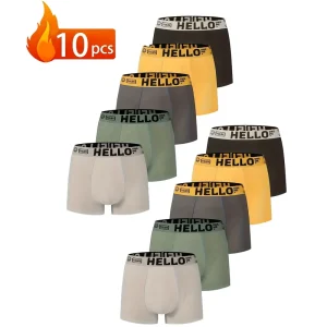 10PCS Men’s Underwear Boxers