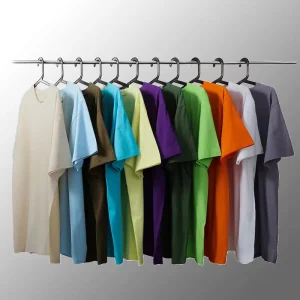 180 Grams Cotton Customize Brand Graphic Men’s Loose Fit Jersey Solid Color Bulk Blank Unisex T Shirts