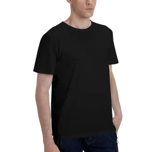 180GSM Crew Neck Custom logo Tshirt 100% Cotton Plain T Shirt for Men