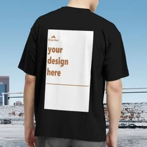 180GSM High Quality Comfortable t Shirt Blank Plain Black Crew Neck T shirt 100% Cotton Tshirt for Men