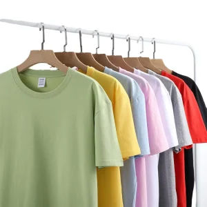 180g Pure Color 100% Cotton Short Sleeve Custom logo Printing Men and Women Solid Men T shirt t Shirts