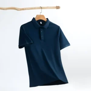 230 Grams Combed Sorona Wrinkle Resistant Stretch Fit Men Business Casual Polo Shirt Breathable