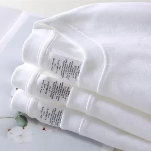 230g Heavyweight Casual Short Sleeve Moisture Wicking O-Neck Fitted Solid Color Blank Men’s Women’s Combed Cotton T-Shirt