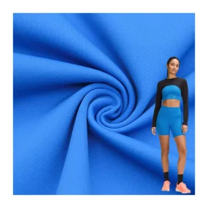 240g High Stretch Quick Dry 4-Way Reversible Gym Pants Sport Textile Producer Yoga Wear Underwear Spandex Knit Fabric Sportswear