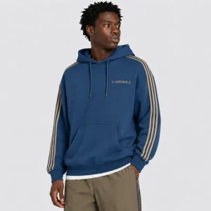 3 striped Hoodie Classic Sports Simple Hoodies Streetwear Embroidery Drawstring Hooids For Men