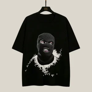 300gsm Heavyweight Men’s T-Shirt Ultra Thick Cotton Oversized Streetwear Casual Tee