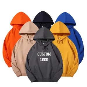 300gsm Heavyweight Pullover Hoodie Cotton Spandex Drop Shoulder No Strings Heavy Oversized Men Hoodie