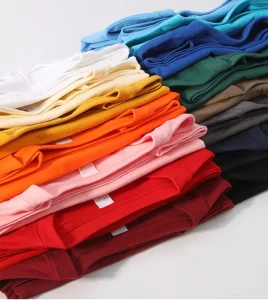 350 Grams High Quality Custom Men’s T-Shirts 100% Cotton Blank Plain T-Shirt Oversized Fit O-Neck Cool Design for Men