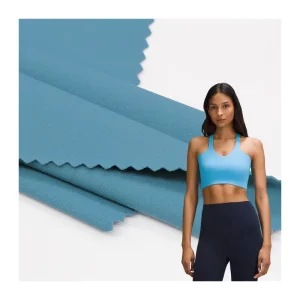 40 Count Nylon Spandex High Stretch Double-Sided Fast-Drying Sportswear Fabric Breathable Plain Dyed Boys Girls Activewear
