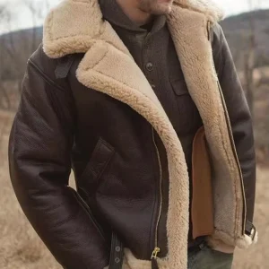 6501# Winter Warm Faux Fur Jacket Motorcycle Jacket for Men Zipper Windbreaker Outerwear Men’s Coats