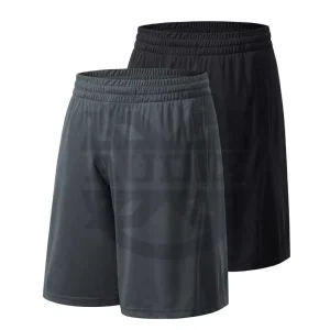 7064 Men’s Sports Shorts Breathable Quick Dry Solid Color Sportswear Casual Fitness Pants for Summer