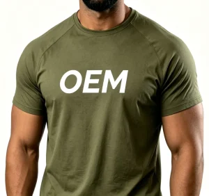 95% Cotton 5% Spandex 180GSM Quick Dry Anti-Pilling Anti-Wrinkle Breathable Men O-Neck Gym Fitness T-Shirt Factory OEM