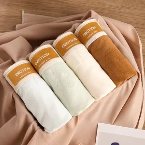 95% Cotton Jacquard High Quality Mid-Waist Boy Boxer Men’s Underwear