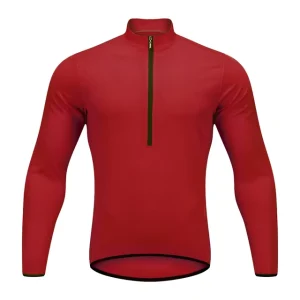 95% Polyester 5%Spandex Fabric Mens Running Shirt Quick Dry T Shirt for Men Sports Wear Fitness Zipper up Gym T-Shirt