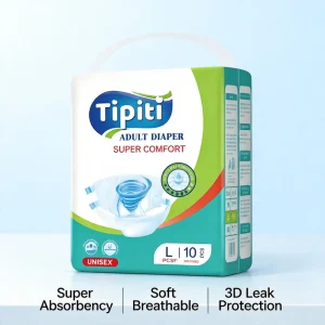 ABDL For Disposable Adult Diaper For Babies Adults OEM/ODM XL 3D Leak Prevention Channel Soft Breathable Fluff Pulp High Bamboo