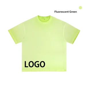 Acid Wash Blank 100% Cotton Fleece Oversized Fit Customizable Men’s Vintage Style T-Shirts