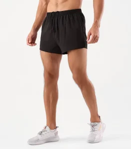 Activewear 2 in 1 Men’s Elastic Waist Shorts Running Quick Dry Sport Man Running Shorts for Men