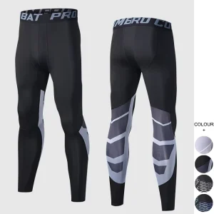 Activewear Jogger Sports Workout Fitness Compression Men Gym Quick Dry Leggings Tights Pants