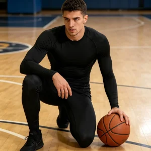 Activewear Workout Clothing for Gym High Quality T Shirt Compression Quick Dry Men’s T Shirt Vest Active Tank Tops