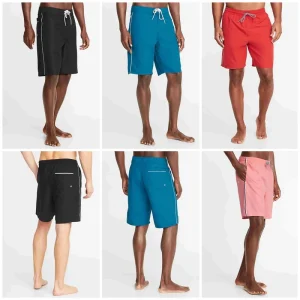 All Color Drawstring Back Pocket Men’s Short Swimwear Swim Trunk