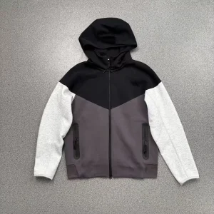 American Street Blank Sportswear 380g Regular Fit Oversized Jersey Zip Hoodie Flared Pants Men’s Suit