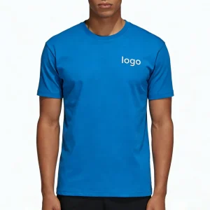 Athletic Active Wear Custom Logo Men’s Slim Fit Knitted Print Quick Dry Workout Fitness Gym Training T-Shirts Back