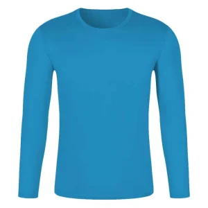 Autumn Long Sleeve Crew Neck T-Shirt Custom Logo Embroidery Corporate Outdoor Team Building T-Shirts