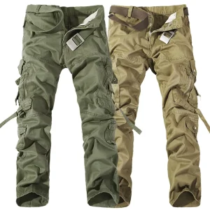 Autumn Men Cargo Pants Camouflage Trousers Camouflage Pants for Men 7 Colors Pocket Tooling Pants Men