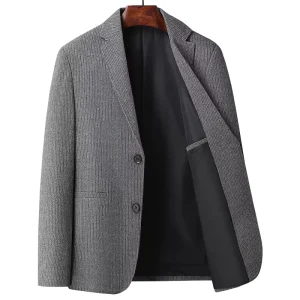Autumn Spring Fashion Men’s Casual Blazers New Arrival Slim Suit Jacket
