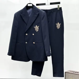 Autumn Winter Men’s Good Quality Formal Suit Jacket and Pants Set Outerwear Can Be Purchased Separately