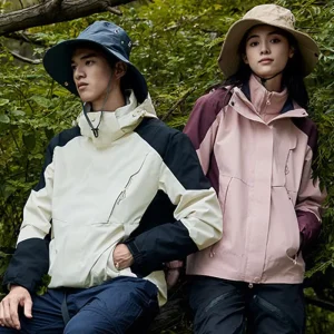 Autumn Winter Three-in-One Casual Jacket Unisex Windproof Coat Detachable Hooded Mountaineering Jackets