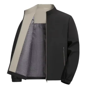 Autumn and Winter Men’s Casual Jacket Outdoor Sports Men’s Loose Casual Business Jacket Outerwear