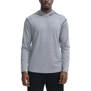 Autumn and Winter Workout Men’s Long-sleeved Basketball Training Running Sportswear Outdoor Hooded Fitness Quick Drying Top